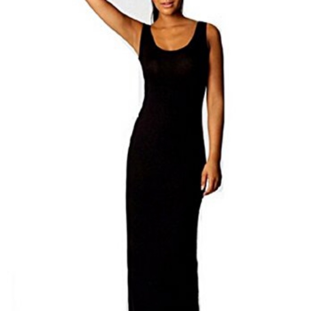 Black maxi dress size L